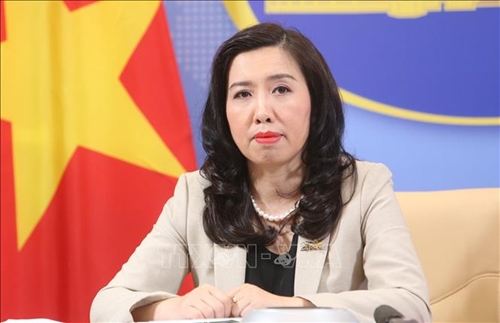 越南外交部发言人黎氏秋姮越南反对中国在黄沙群岛海域举行非法军演
