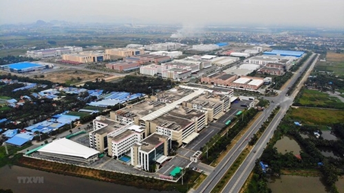 海防市越南—新加坡工业园区(vsip)(图片来源:越通社)